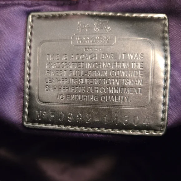 EC COACH MADISON LEATHER BAILEY CROSSBODY BAG
